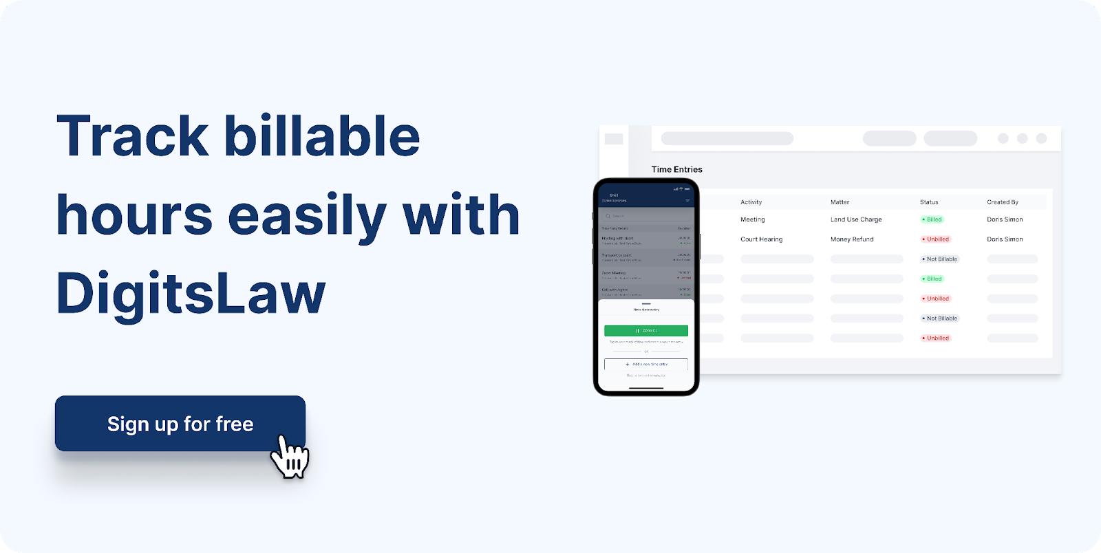 Time Tracking for Lawyers - Digitslaw